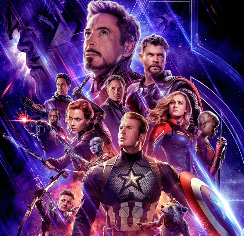 O captain America και άλλοι σούπερ ήρωες απεικονίζονται όλοι μαζί