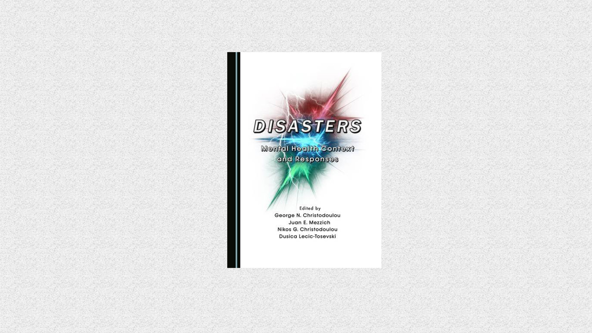 εικόνα του βιβλίου Disasters: Mental Health Context and Responses”