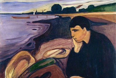 το έργο του Edvard Munch Melancholy